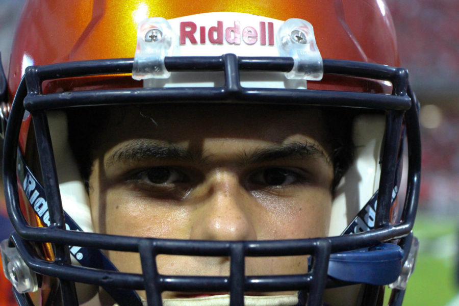 Gustavo Arreola finds his focus before entering a battlefield. Players such as Gustavo left their heart on the field.