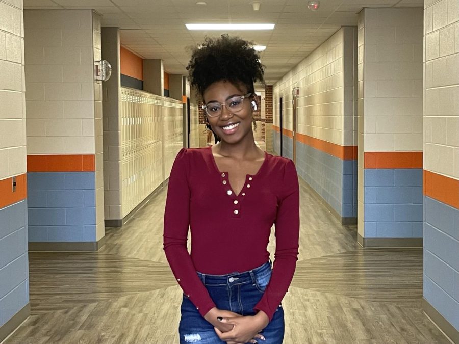 Senior Kamille Lacy has been involved in yearbook since middle school and is now the 2021-2022 yearbook editor-in-chief. 