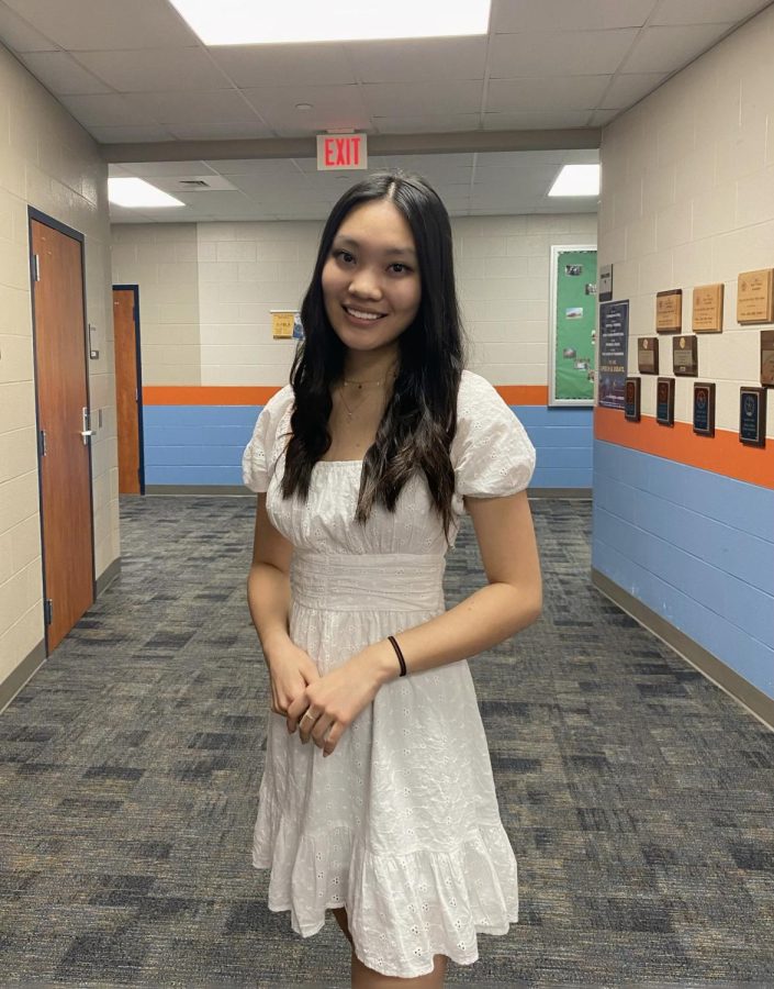 Junior Kathleen Yu holds leadership positions in many different organizations at Seven Lakes, including the Miracle Project and Future Business Leaders of America (FBLA).