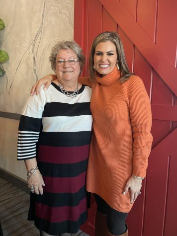Jan Ford (left) and Principal Kerri Finnesand (right) have worked with each other for 15 years and developed a close friendship during their time together. 